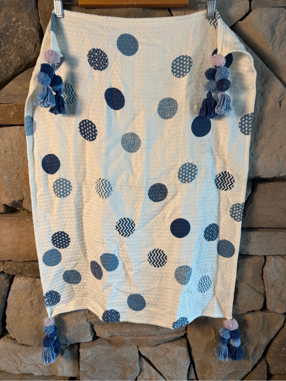 New🌟Anthropologie-Pom-Pom Cotton Kitchen Towels